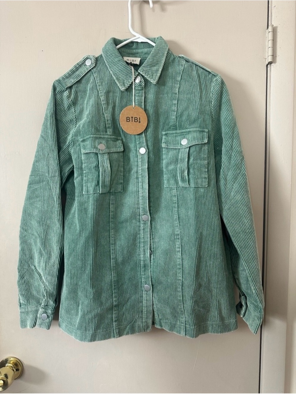 Bibi Vintage Corduroy Shacket